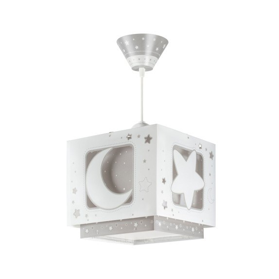 Παιδικό Φωτιστικό Οροφής Μονόφωτο Ango Gray Moon 63232 E