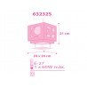 Παιδικό Φωτιστικό Οροφής Μονόφωτο Ango Pink Moon 63232 S