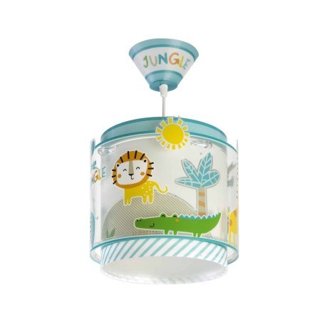 Παιδικό Φωτιστικό Οροφής Μονόφωτο Ango My Little Jungle 76112
