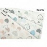 Μαξιλαροθήκη Dimcol Hearts 08 Blue 50x70