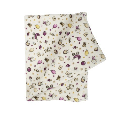 Βρεφικό Πάπλωμα Φανελένιο Dimcol Baby 01 120x160