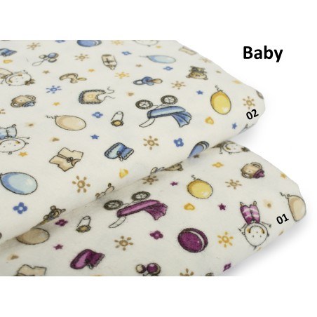 Βρεφικό Πάπλωμα Φανελένιο Dimcol Baby 01 120x160
