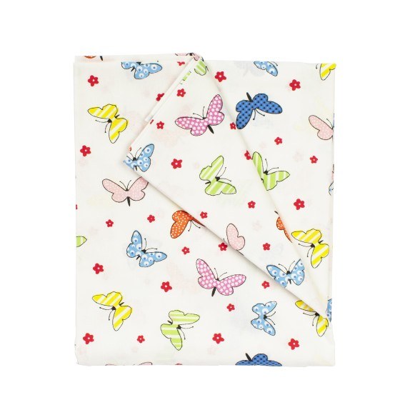 Βρεφικό Πάπλωμα Φανελένιο Dimcol Butterfly 49 Rotary...
