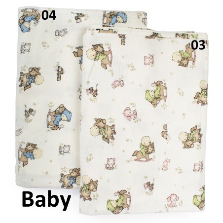Παπλωματοθήκη Φανελένια Μονή Dimcol Baby 03 160x240