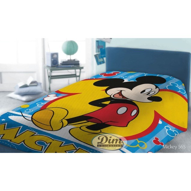 Κουβέρτα Πικέ Μονή Dimcol Disney Mickey 565...