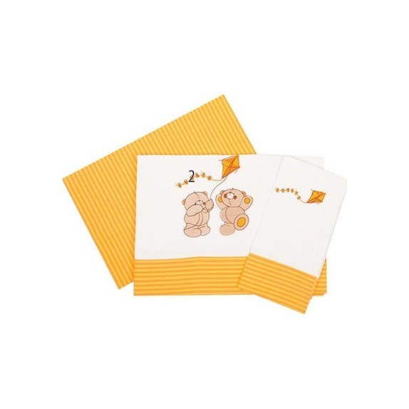 Σετ Σεντόνια Κούνιας 3 Τεμαχίων Dimcol Χαρταετός 92...