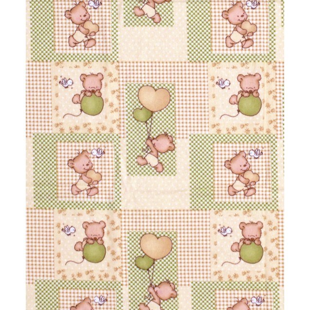 Σεντόνι Λίκνου Φανελένιο Dimcol Baloon 76 Beige...