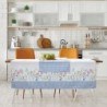 Runner Das Home 0597 Λευκό-Μπλε-Ροζ 40x150