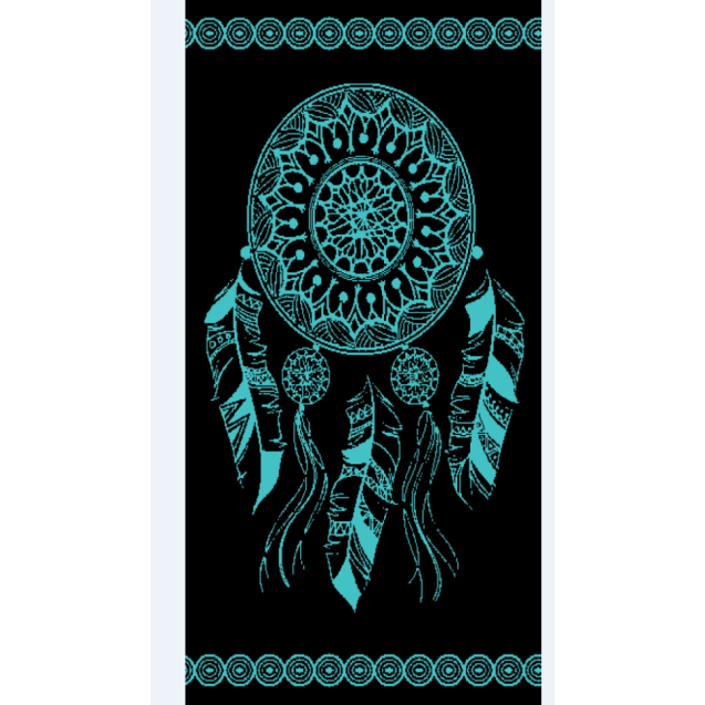 Πετσέτα Θαλάσσης Βελουτέ Dimcol 71 90x170