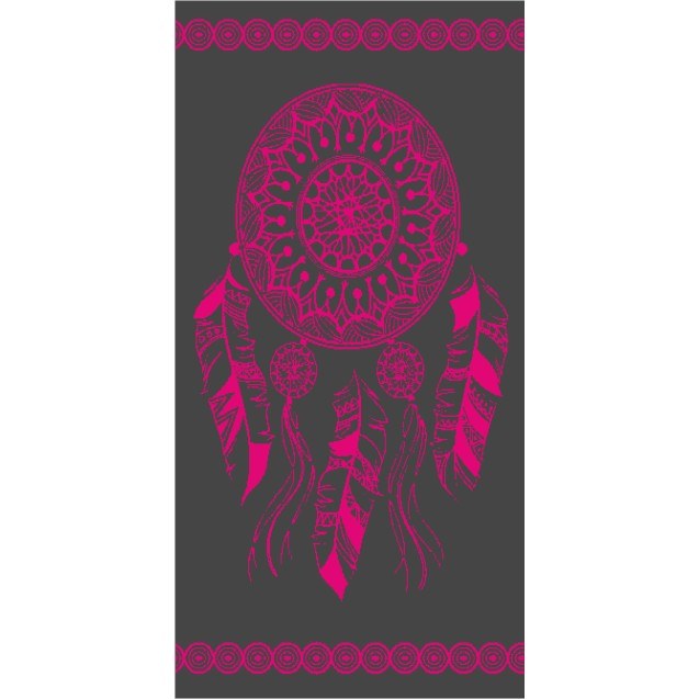 Πετσέτα Θαλάσσης Βελουτέ Dimcol 72 90x170