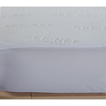 Επίστρωμα NEF-NEF knitted ζακάρ & PU 100x200+30