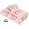 Σετ Πετσέτες 3 Τεμαχίων Dimcol Ίσιδα 02 Ροζ