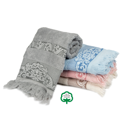 Σετ Πετσέτες 3 Τεμαχίων Dimcol Ίσιδα 03 Σιέλ