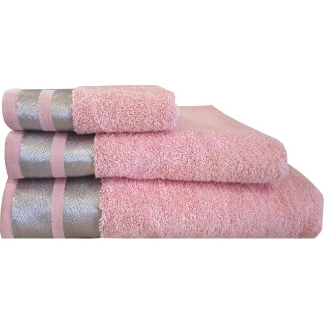 Πετσέτα Χεριών Μakis Tselios Ice Ροζ 30x50