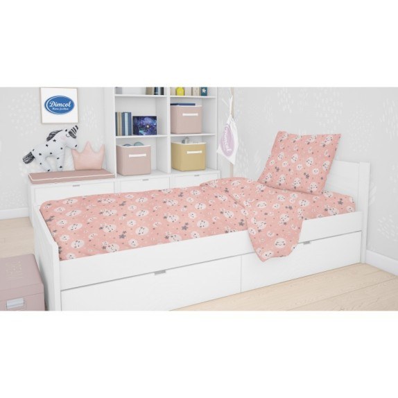 Σετ Σεντόνια Μονά Dimcol Smile 82 Coral 160x240