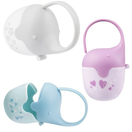 Θήκη Πιπίλας BabyOno Ελεφαντάκι Μπλε BN529/02