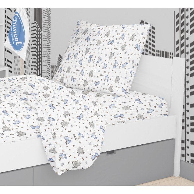 Μαξιλαροθήκη Dimcol Elephant 174 Blue 50x70
