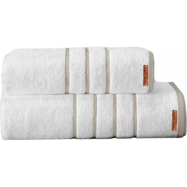 Πετσέτα Προσώπου Makis Tselios Private White 50x90