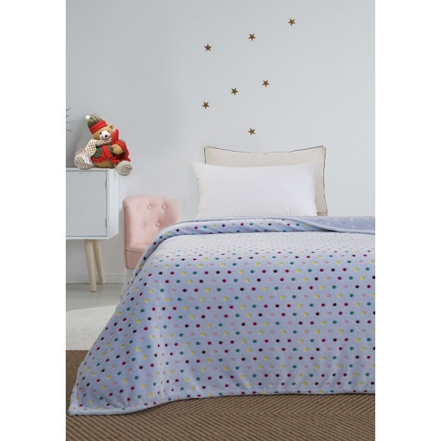 Κουβέρτα Φωσφοριζέ Fleece Ημίδιπλη Palamaiki...