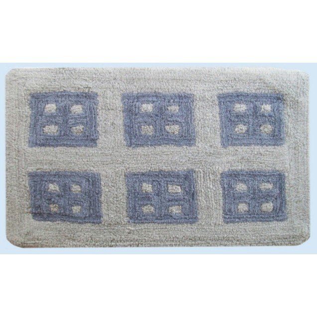 Πατάκι Μπάνιου Dimcol Παράθυρο Grey 50x85