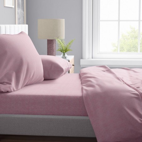 Μαξιλαροθήκη Dimcol Μελανζέ 07 Pink 50x70
