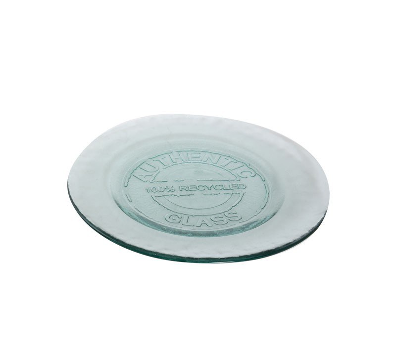 Nef - Nef Πιάτο Από Ανακυκλωμένο Γυαλί Nef-Nef Authentic 28Cm Natural