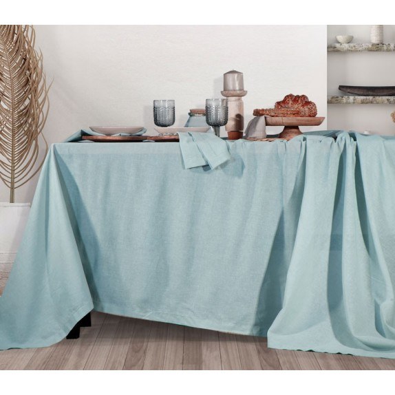 Τραπεζομάντηλο Nef-Nef Cotton-Linen 150x250 Aqua