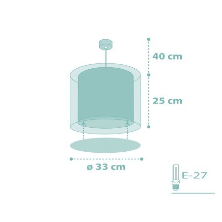 Παιδικό Φωτιστικό Οροφής Ango Dots Green 41002 H
