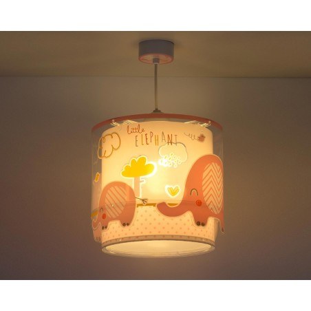 Παιδικό Φωτιστικό Οροφής Ango Little Elephant Pink 61332 S