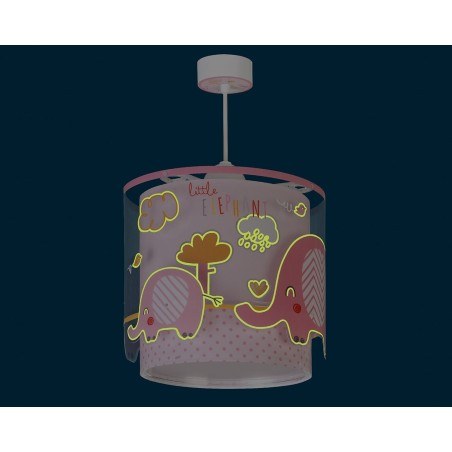 Παιδικό Φωτιστικό Οροφής Ango Little Elephant Pink 61332 S