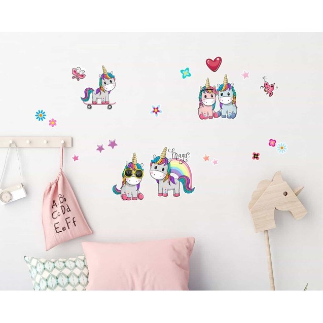 Διακοσμητικά Αυτοκόλλητα Τοίχου Ango Colorful...