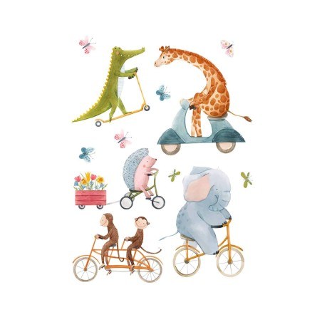 Διακοσμητικά Αυτοκόλλητα Τοίχου Ango Riding Animals Large 18117