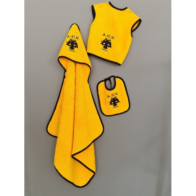 Βρεφικό Σετ Μπάνιου Palamaiki AEK Baby Block