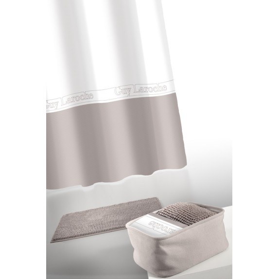 Σετ Κουρτίνας Μπάνιου 4 Τεμαχίων Guy Laroche Miami Wenge