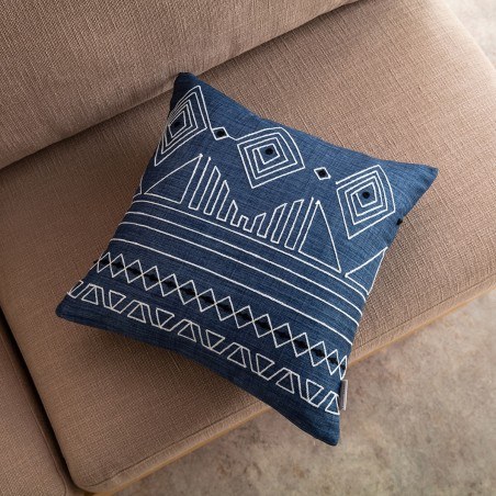 Μαξιλαροθήκη Διακόσμησης Gofis Home Edna 43x43 Blue Jean 162/01