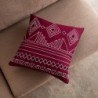 Μαξιλαροθήκη Διακόσμησης Gofis Home Edna 43x43 Red Leather 162/02