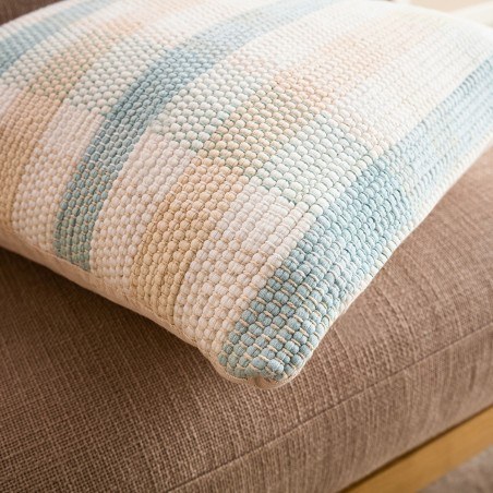 Μαξιλαροθήκη Διακόσμησης Gofis Home Tic-tac-toe 43x43 Aqua 477/11