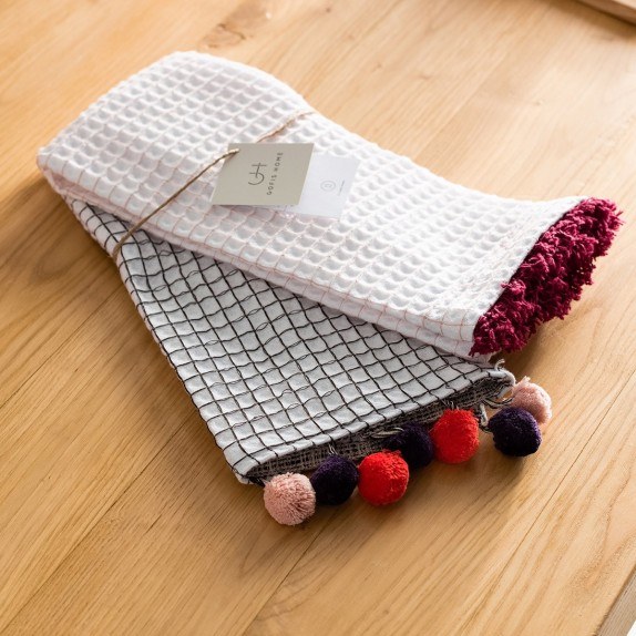 Σετ Ποτηρόπανα 2 Τεμαχίων Gofis Home Adelain 40x60...