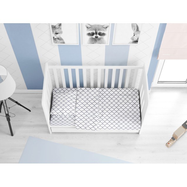 Σετ Σεντόνια Κούνιας 3 Τεμαχίων Dimcol Windows...