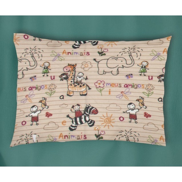 Μαξιλαροθήκη Παιδική Φανελένια Dimcol Africa...