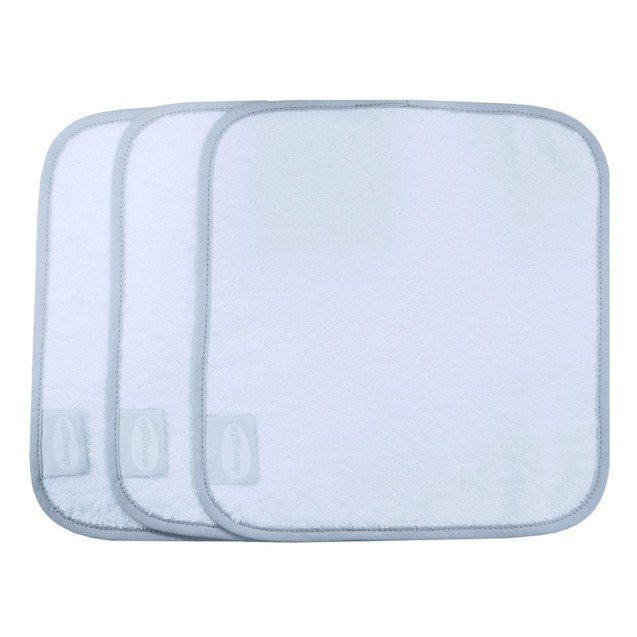 Shnuggle Πετσετάκια πλυσίματος Ροζ ρέλι σετ 3...