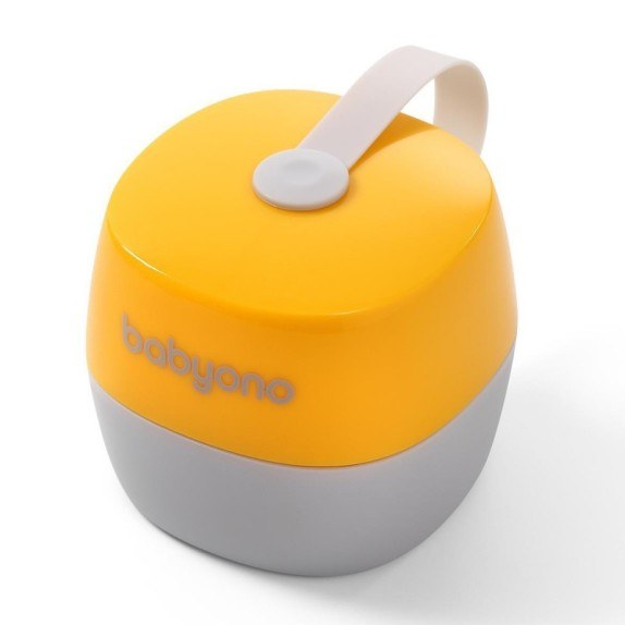 Θήκη Πιπίλας BabyOno Κίτρινο - Γκρι BN535/03