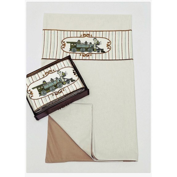 Παπλωματοθήκη Raison D’Etre Choo Choo Train 120x160