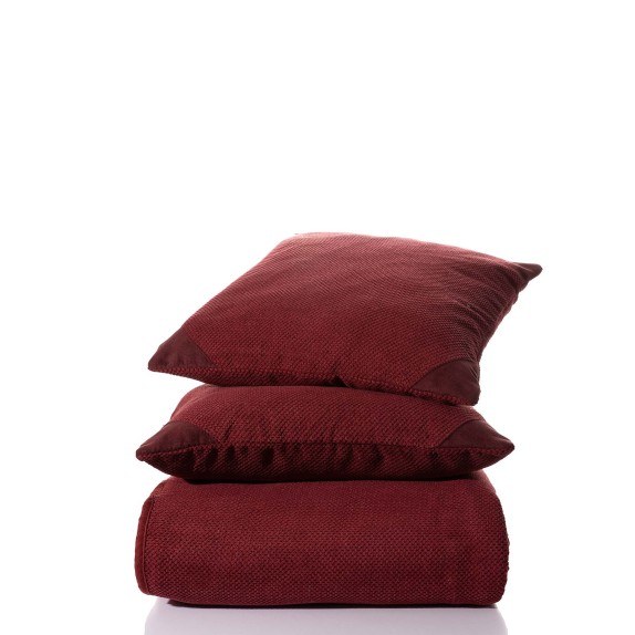 Ριχτάρι Τετραθέσιου Silk Fashion 1715 Μπορντώ 180x350