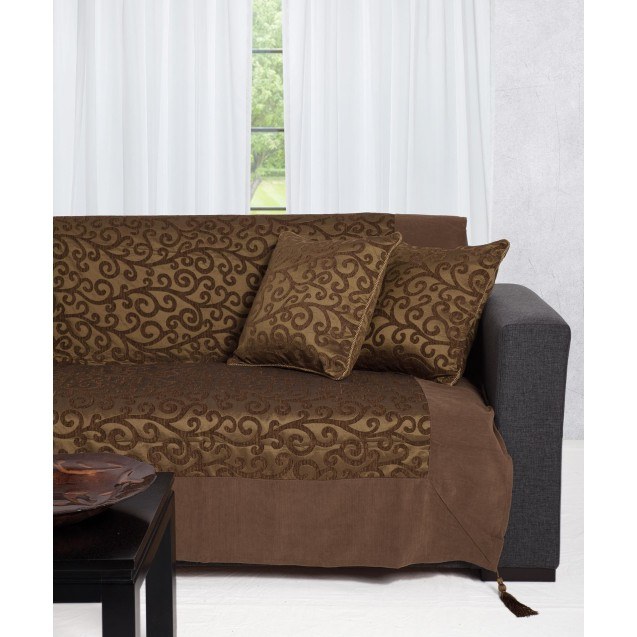 Ριχτάρι Τριθέσιου Silk Fashion 602 Κλαδί Λαδί...