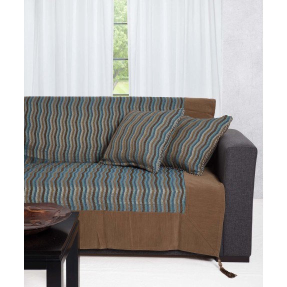 Σετ Ριχτάρια 3 Τεμαχίων Silk Fashion 602 Κύμα Μπλέ