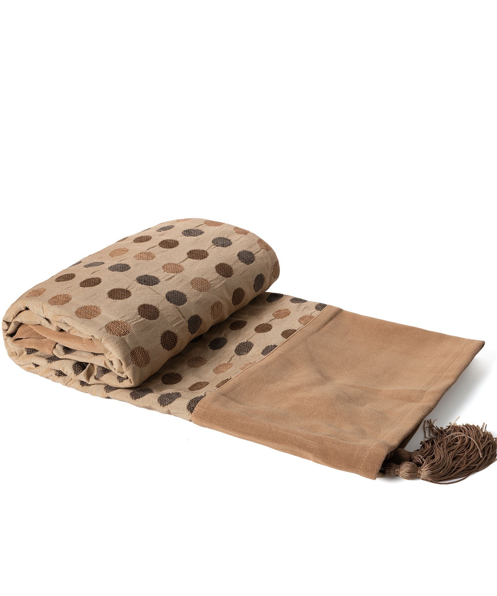 Ριχτάρι Πολυθρόνας Silk Fashion 602 Πουά Χρυσό 150x180