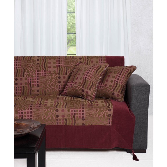 Σετ Ριχτάρια 3 Τεμαχίων Silk Fashion 602 Πυκνό Μελιτζανί