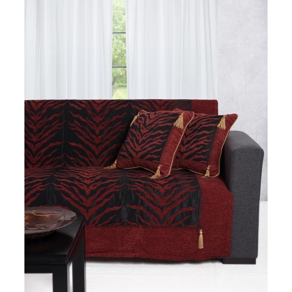 Σετ Ριχτάρια 3 Τεμαχίων Silk Fashion 306 Μαύρο Κόκκινο