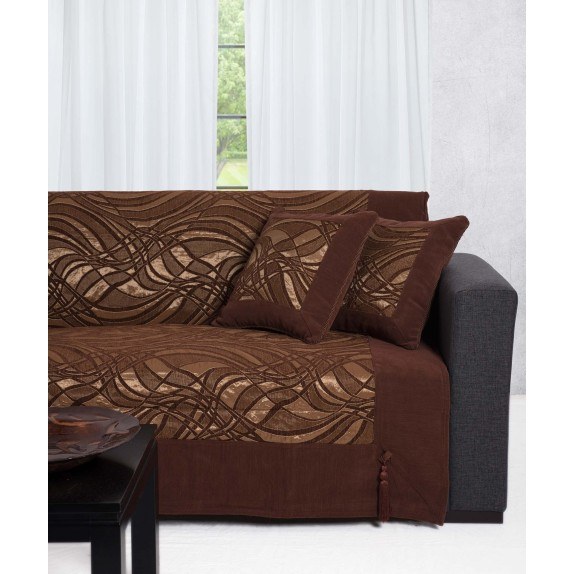 Σετ Ριχτάρια 3 Τεμαχίων Silk Fashion 911 Καφέ